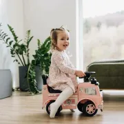 Vehicul ride-on, Free2Move, Ambulanta, Cu lumini si sunete, Cu spatiu de depozitare, 19-36 luni, Roz BYN86427