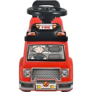 Vehicul ride-on, Free2Move, Masina de pompieri, Cu lumini si sunete, Cu spatiu de depozitare, 19-36 luni, Rosu BYN86410