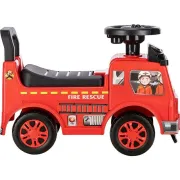 Vehicul ride-on, Free2Move, Masina de pompieri, Cu lumini si sunete, Cu spatiu de depozitare, 19-36 luni, Rosu BYN86410