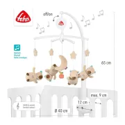 Carusel muzical mobil - capibara clara