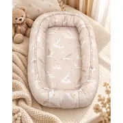 Suport De Dormit Babynest, Reversibil, 70x45 Cm, Bumbac Gasca Bej Pjb84256