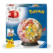 Ravensburger - Puzzle 3D bila personaje Pokemon 72 piese - ARTRVS3D11595