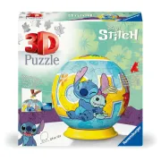 Ravensburger - Puzzle 3D bila Disney Stitch 72 piese - ARTRVS3D11596