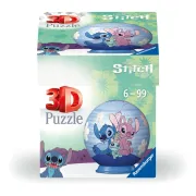 Ravensburger - Puzzle 3D bila Disney Stitch Angel si Stitch 54 piese - ARTRVS3D11599