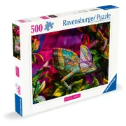 Ravensburger - Puzzle animale colorate cameleon 500 piese - ARTRVSPA01333