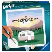 Ravensburger - CreArt pictura pe numere pentru adulti rulota Explore - ARTRVSPBN20271