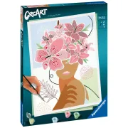 Ravensburger - CreArt pictura pe numere pentru adulti minte plina de flori - ARTRVSPBN20275