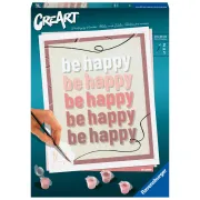 Ravensburger - CreArt pictura pe numere pentru adulti Be Happy - ARTRVSPBN23544