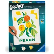Ravensburger - CreArt pictura pe numere pentru adulti piersici - ARTRVSPBN25517