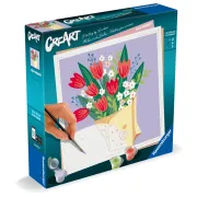 Ravensburger - CreArt pictura pe numere pentru adulti buchet de lalele - ARTRVSPBN25518