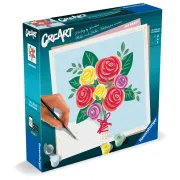 Ravensburger - CreArt pictura pe numere pentru adulti buchet de trandafiri - ARTRVSPBN25520