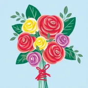 Ravensburger - CreArt pictura pe numere pentru adulti buchet de trandafiri - ARTRVSPBN25520