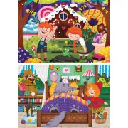 Ravensburger - Puzzle povesti cu zane 2x12 piese - ARTRVSPC04045