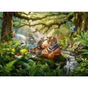 Ravensburger - Puzzle minunile faunei salbatice din jungla 300 piese XXL - ARTRVSPC04055