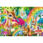 Ravensburger - Puzzle prietenii dragalasi ai padurii 2x24 piese - ARTRVSPC04160