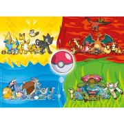 Ravensburger - Puzzle diferite tipuri de Pokemoni 150 piese XXL - ARTRVSPC10035