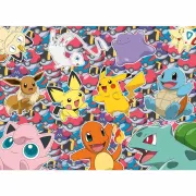 Ravensburger - Puzzle Pokemon gata de lupta 100 piese XXL - ARTRVSPC13338