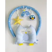 Babynest Plush MyKids 0115 Owls Blue MYK00086380