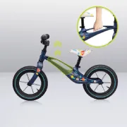 Bicicleta fara pedale, Lionelo, Bart Air, Usoara, Cu roti gonflabile, Cu cadru din magneziu, Cu ghidon si sa reglabile, Greutate 3.8 Kg, 12 inch, Conform cu standardul european de securitate EN71, Albastru BYNLOE-BART_AIR_BLUE_NAVY
