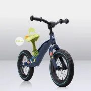 Bicicleta fara pedale, Lionelo, Bart Air, Usoara, Cu roti gonflabile, Cu cadru din magneziu, Cu ghidon si sa reglabile, Greutate 3.8 Kg, 12 inch, Conform cu standardul european de securitate EN71, Albastru BYNLOE-BART_AIR_BLUE_NAVY