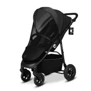 Carucior sport, Lionelo, Natt, De la nastere, Cu accesorii si capotina XXL reglabila, 0 - 22 kg, Conform cu standardele europene de securitate EN1888-1, EN1888-2, Gri BYNLO-NATT_GREY_STONE