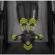 Carucior sport, Lionelo, Natt, De la nastere, Cu accesorii si capotina XXL reglabila, 0 - 22 kg, Conform cu standardele europene de securitate EN1888-1, EN1888-2, Gri BYNLO-NATT_GREY_STONE