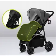 Carucior sport, Lionelo, Natt, De la nastere, Cu accesorii si capotina XXL reglabila, 0 - 22 kg, Conform cu standardele europene de securitate EN1888-1, EN1888-2, Gri BYNLO-NATT_GREY_STONE