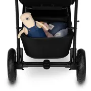 Carucior sport, Lionelo, Natt, De la nastere, Cu accesorii si capotina XXL reglabila, 0 - 22 kg, Conform cu standardele europene de securitate EN1888-1, EN1888-2, Gri BYNLO-NATT_GREY_STONE