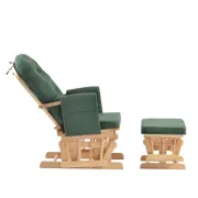 Onino - fotoliu reglabil pentru alaptare, cu suport de picioare inclus, calm.me, sapphire green bbbtf05tsg