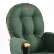 Onino - fotoliu reglabil pentru alaptare, cu suport de picioare inclus, calm.me, sapphire green bbbtf05tsg