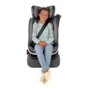 Scaun auto, Be Cool, Mars, I-Size, 100-150 cm, 4-12 ani, Cu isofix, Protectie superioara in caz de impact lateral - SPS, Cu tetiera reglabila, Conform cu standardul european de securitate ECE R129, Iron BYN8420421077979