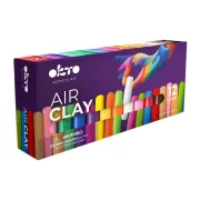 Set de modelaj OKTO Air Clay, 12 culori, 72 g, 3 ani+ KRTOK25001