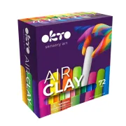 Set de modelaj OKTO Air Clay, 36 culori, 216 g, 3 ani+ KRTOK25003