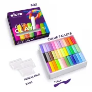 Set de modelaj OKTO Air Clay, 36 culori, 216 g, 3 ani+ KRTOK25003