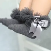 Sosetele cu tulle si fundita md434