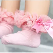 Sosetele cu tulle si fundita md434