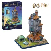 Cubic Fun - Puzzle 3D Harry Potter The Burrow locuinta Familiei Weasley 103 piese - ARTCU540309