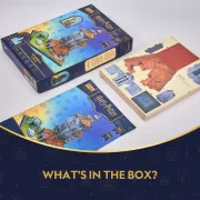 Cubic Fun - Puzzle 3D Harry Potter The Burrow locuinta Familiei Weasley 103 piese - ARTCU540309