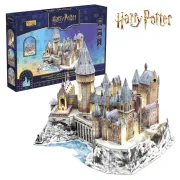 Cubic Fun - Puzzle 3D cu LED Harry Potter Castelul Hogwarts in zapada 202 piese - ARTCU540312