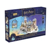 Cubic Fun - Puzzle 3D cu LED Harry Potter Castelul Hogwarts in zapada 202 piese - ARTCU540312