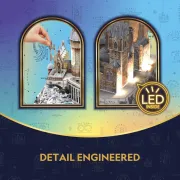 Cubic Fun - Puzzle 3D cu LED Harry Potter Castelul Hogwarts in zapada 202 piese - ARTCU540312
