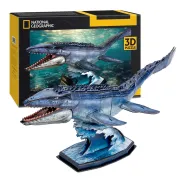 Cubic Fun - National Geographic Puzzle 3D Mosasaurus 76 piese - ARTCUDS1194h