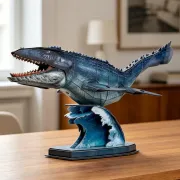 Cubic Fun - National Geographic Puzzle 3D Mosasaurus 76 piese - ARTCUDS1194h