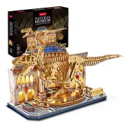 Cubic Fun - Puzzle 3D cu LED muzeul natural T-Rex 262 piese - ARTCUL546h