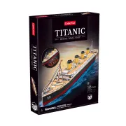 Cubic Fun - Puzzle 3D Nava medie Titanic 125 piese - ARTCUT4045H