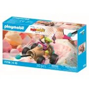 Playmobil - Jucarie de rol Cursa cu cornetul de inghetata - ARTPM71718