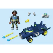Playmobil - Jucarie de rol Cursa cu naveta spatiala - ARTPM71719