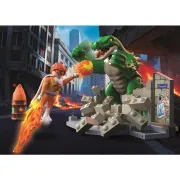 Playmobil - Jucarie de rol Lupta eroului cu soparla uriasa - ARTPM71831