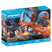 Playmobil - Jucarie de rol Lupta eroului cu drona si maleficul Ninja - ARTPM71833