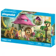 Playmobil - Jucarie de rol Casuta zanelor cu unicorn auriu - ARTPM71838